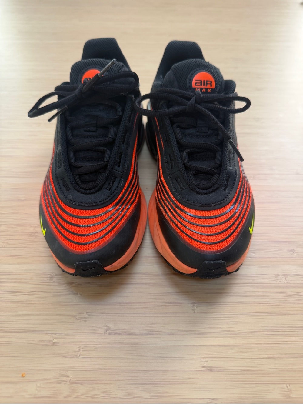 Nike Air Max Fire Kids' Running Shoes - Black & Orange